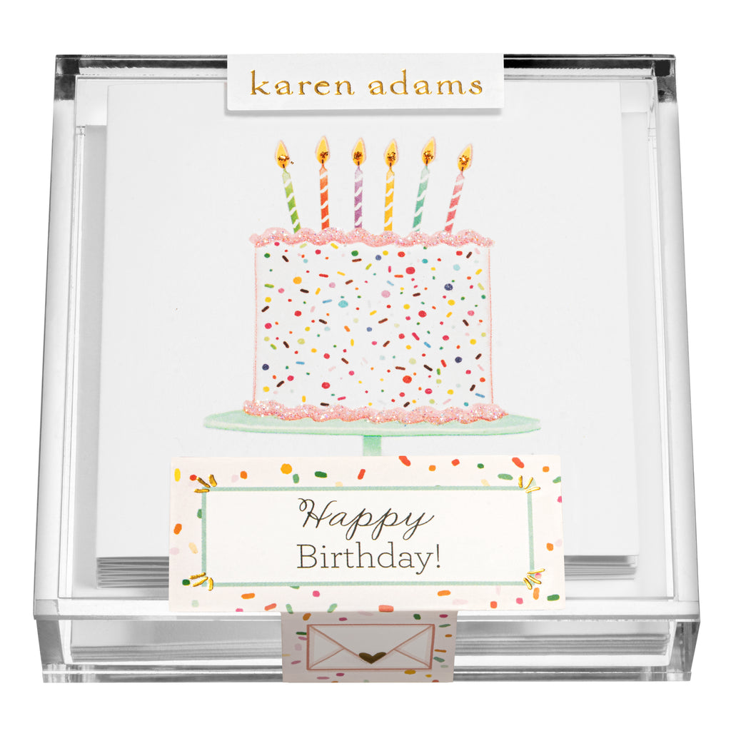 Happy Birthday Enclosure Cards in Box