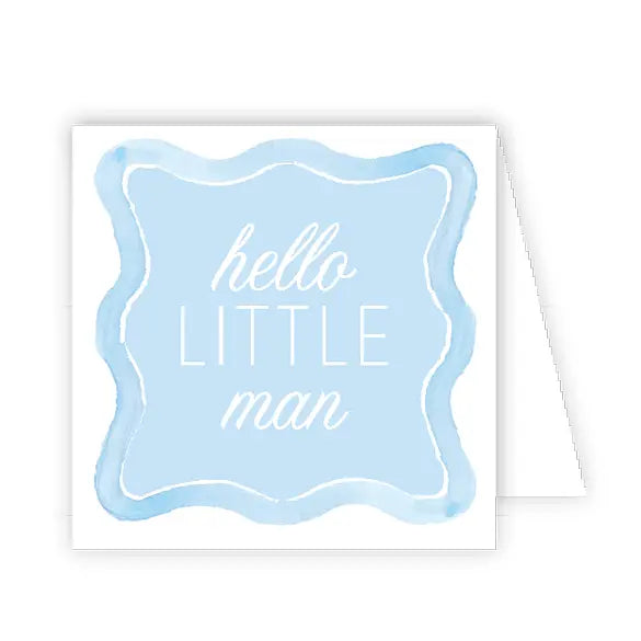 Hello Little Man Enclosure Card