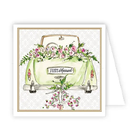 Just Married Getaway Car Enclosure Card