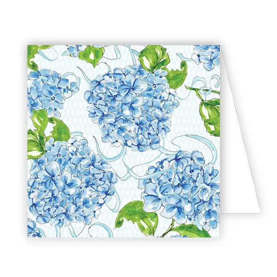 Blue Hydrangea Enclosure Card