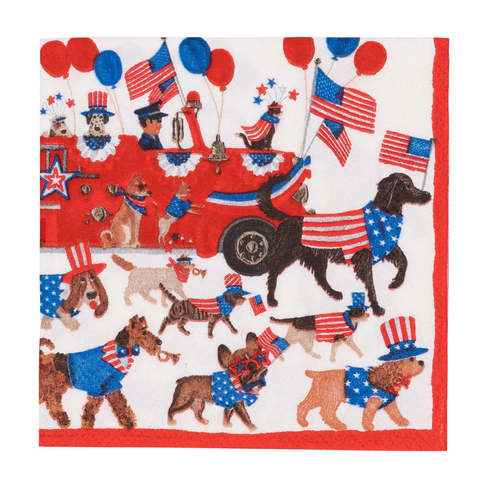Join the Parade Paper Cocktail Napkins
