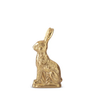 Standing Gold Foil Resin Easter Bunny