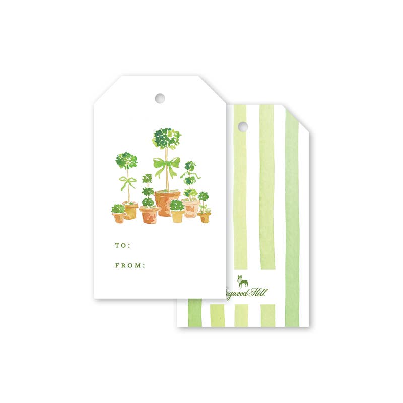 French Topiary Gift Tags