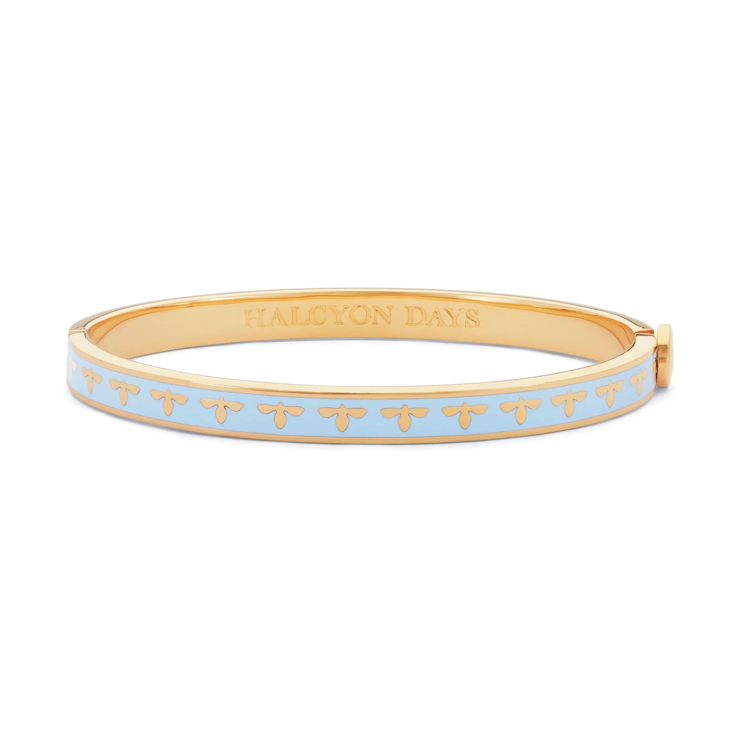 Skinny Bee Hinged Bangle