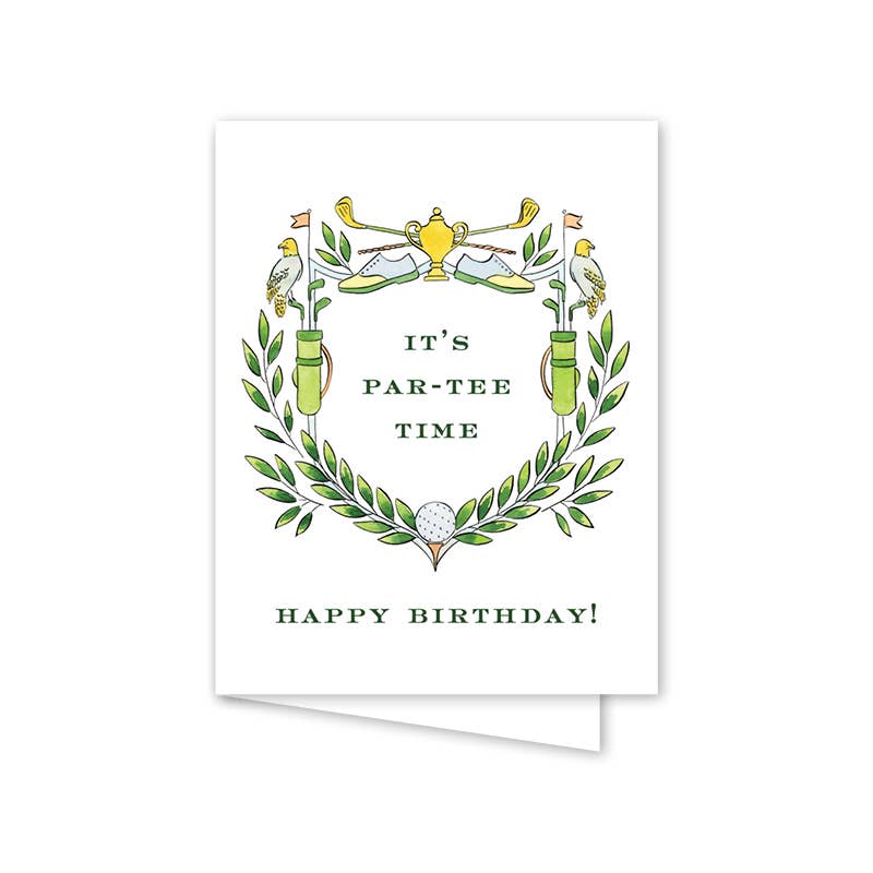 Golf Birthday Greeting Card