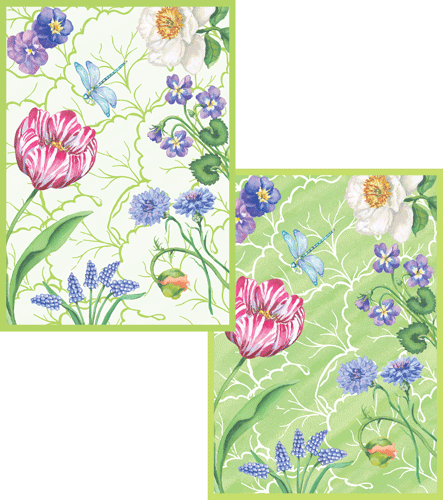 Floral Majolica Assorted Boxed Note Cards