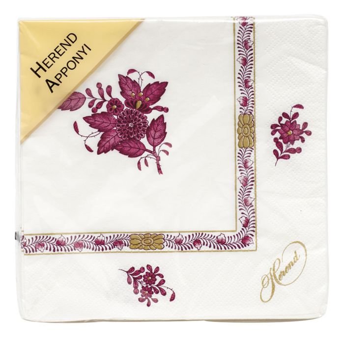 Chinese Bouquet Green Paper Napkins