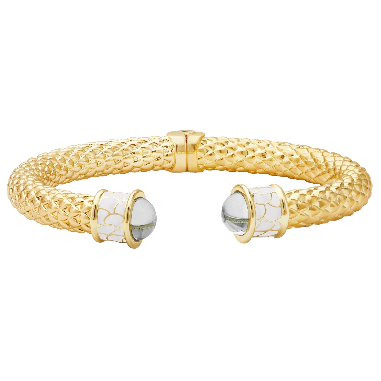 Minoan Gold Hinged Torque Bangle