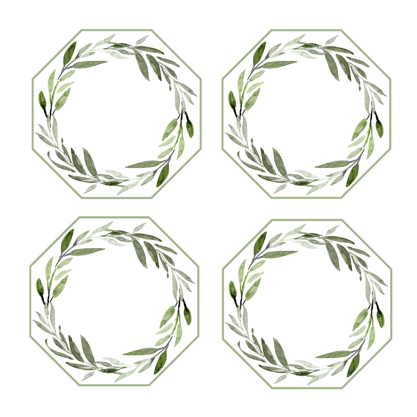 Leaves Coaster - Set of 4