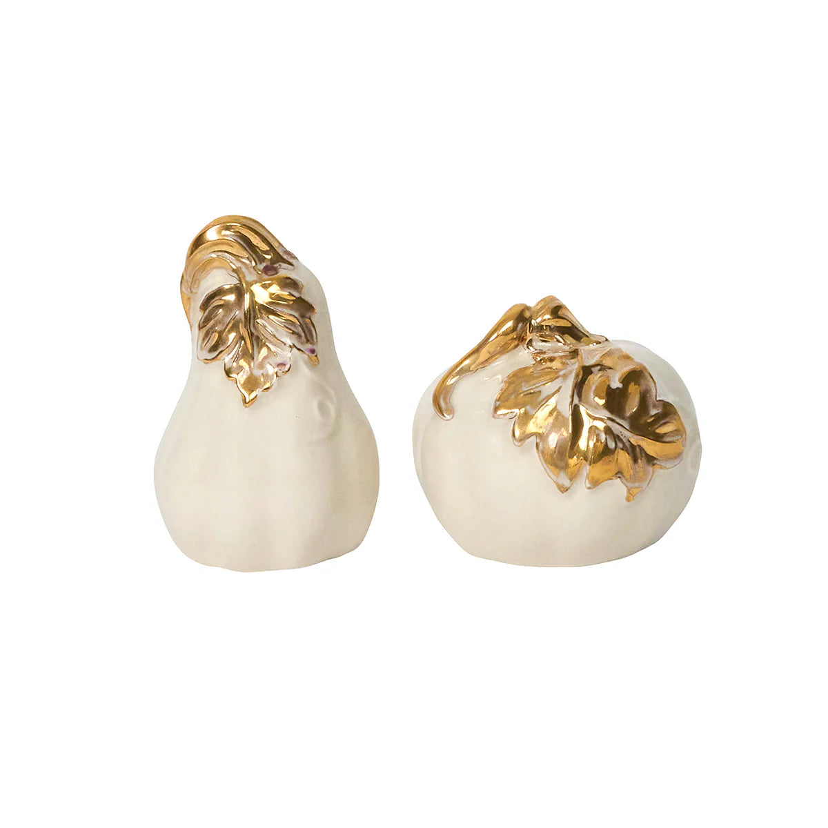 Pumpkin Salt & Pepper Shakers, Gold