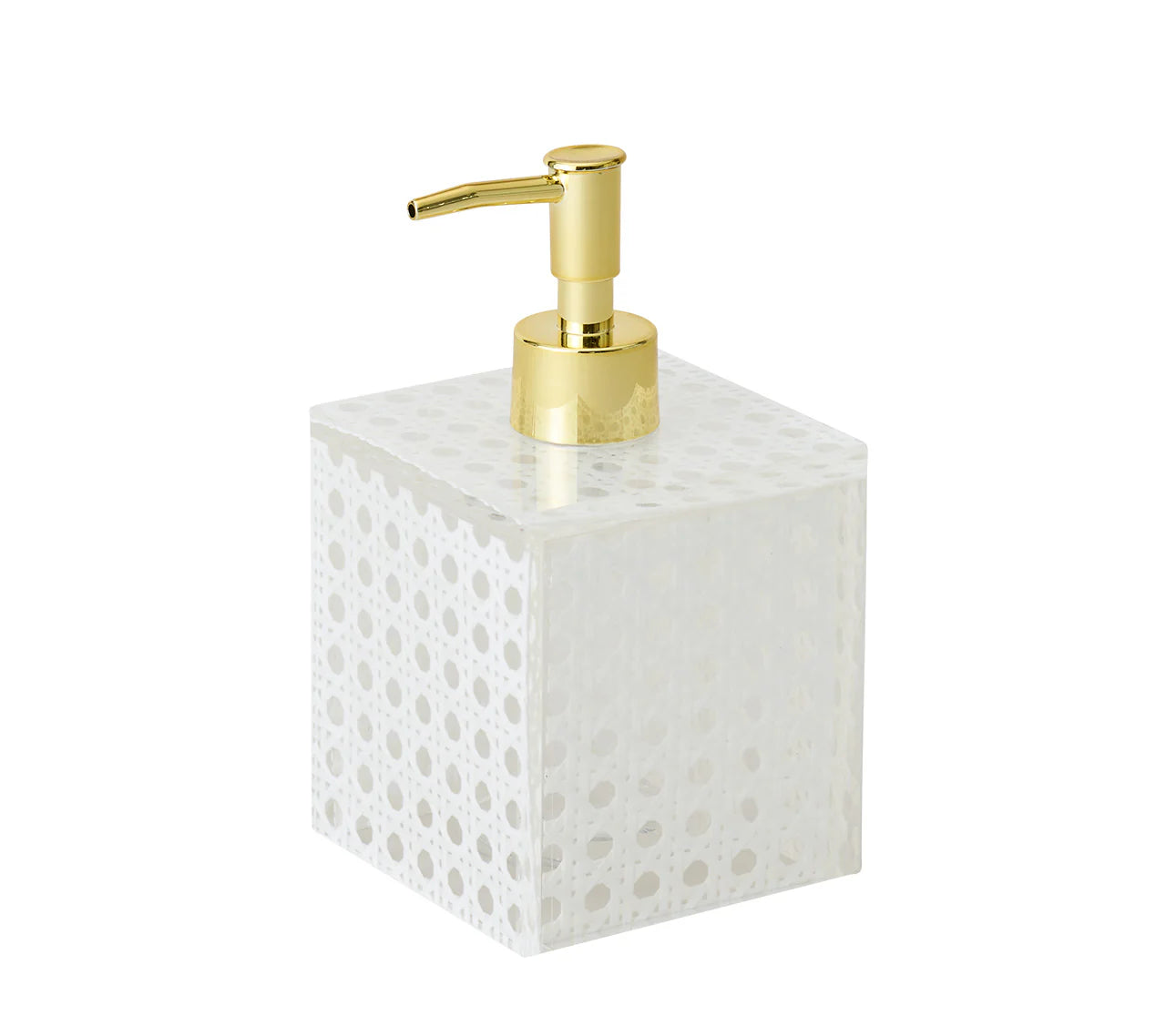 White Reed Acrylic Bathroom Accessories