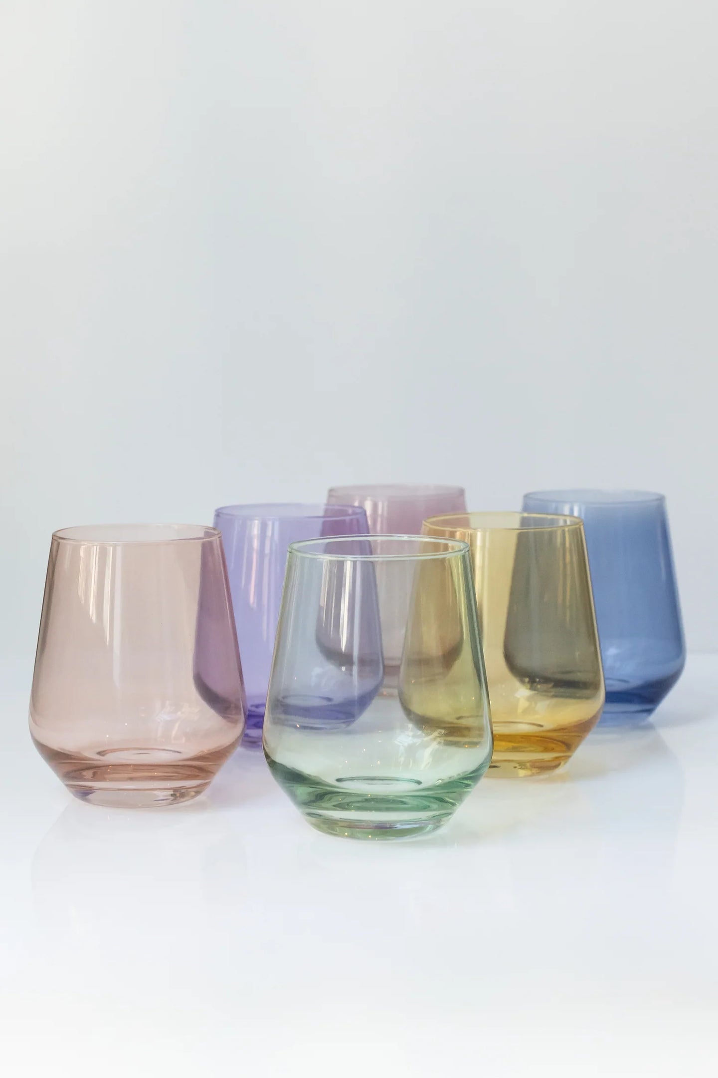 Estelle Colored Wine Stemless