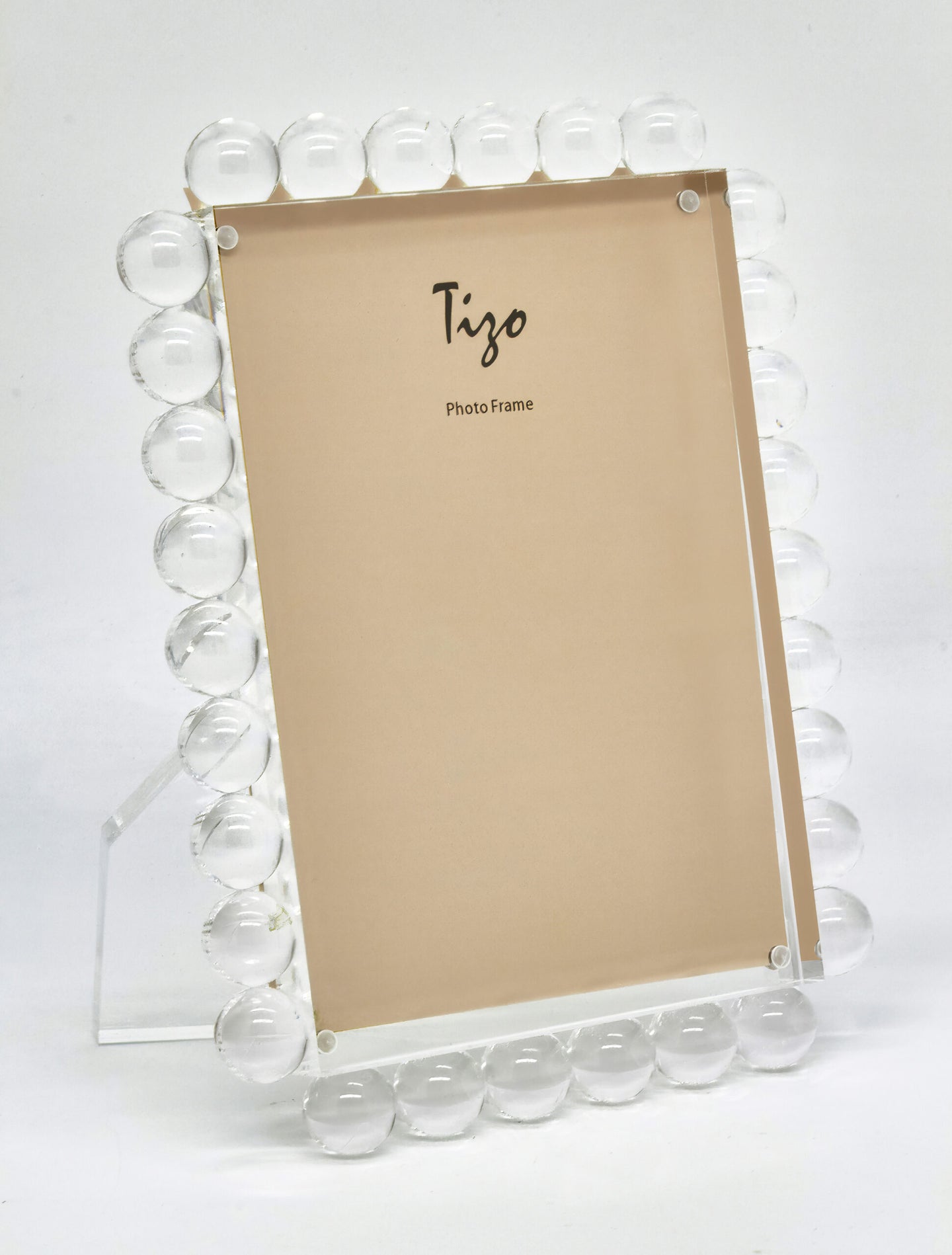 Acrylic Photo Frame with Clear Bubbles