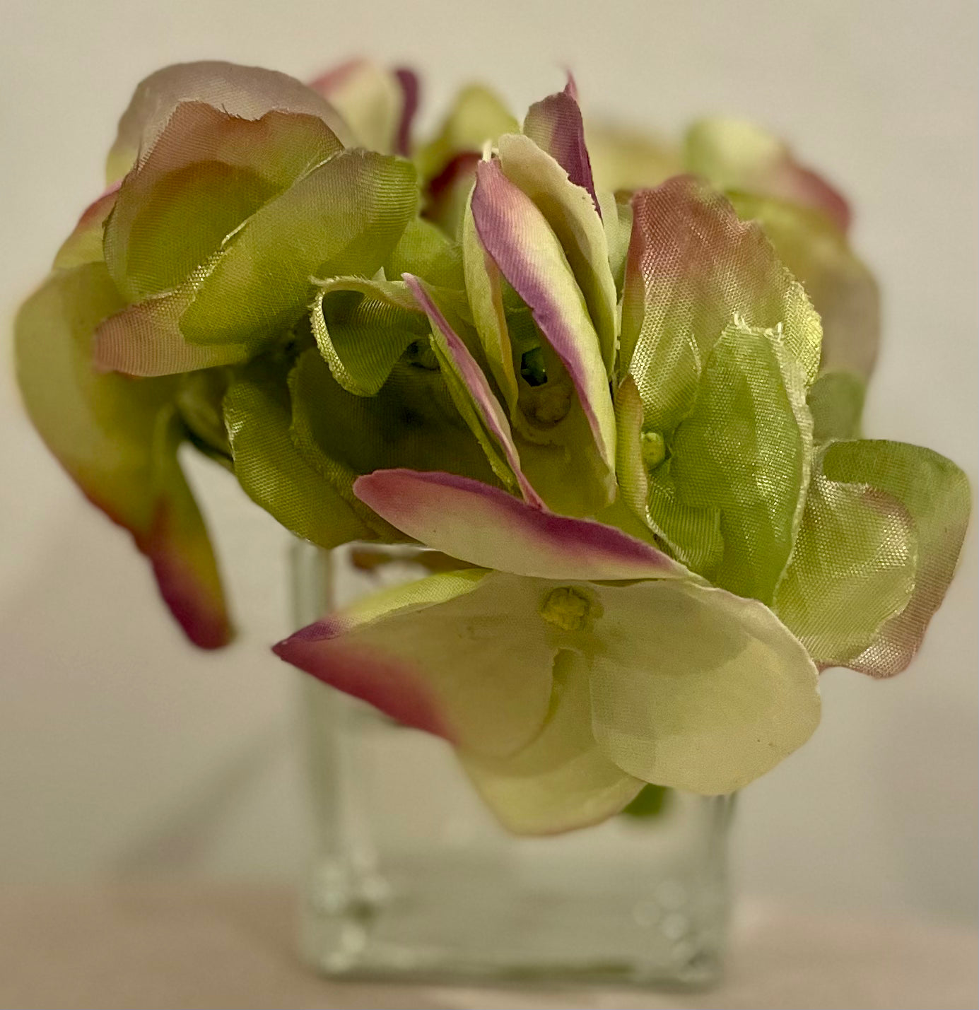 Hydrangea Silk Flower Bud Vase 2''