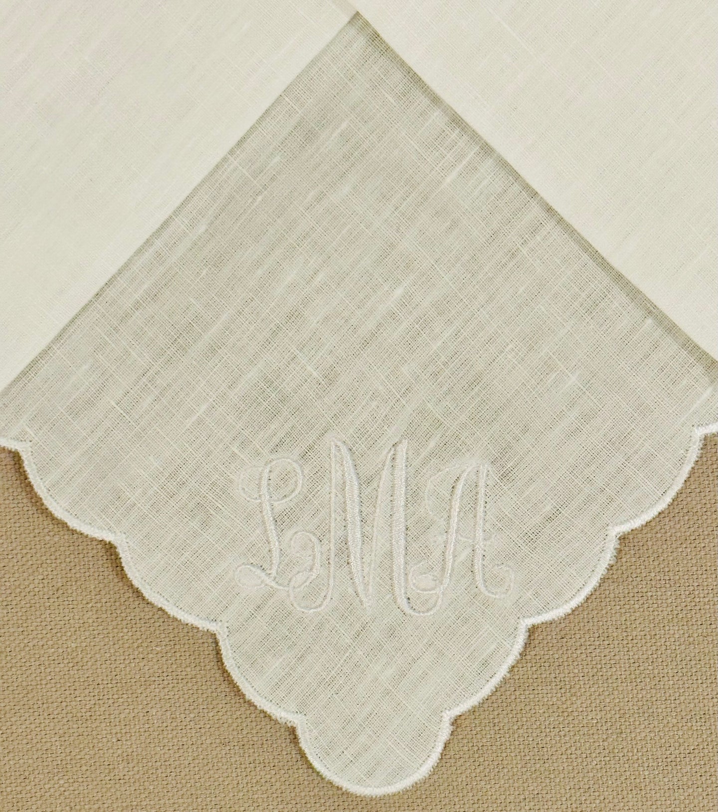 Simple Scallop Handkerchief