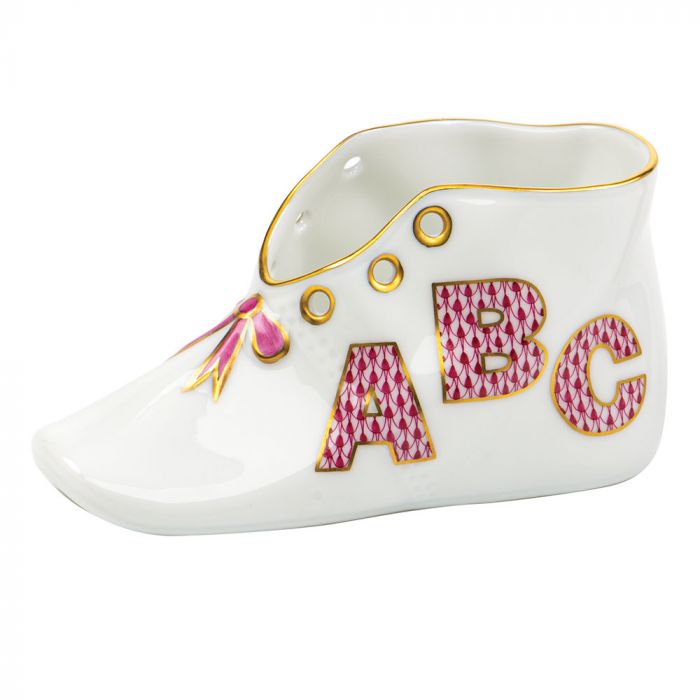 Personalized Herend Baby Shoe