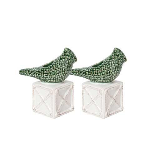 Berry & Thread Bird Topiary Candlestick Set/2