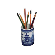 Blue Canton Pencil Cup