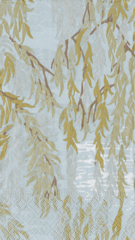 Willows Silver Guest Towel Napkins