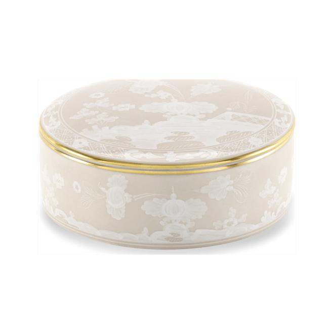 Oriente Italiano Round Covered Box