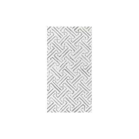 Papersoft Napkins Guest Towels - Greek Key Light Gray