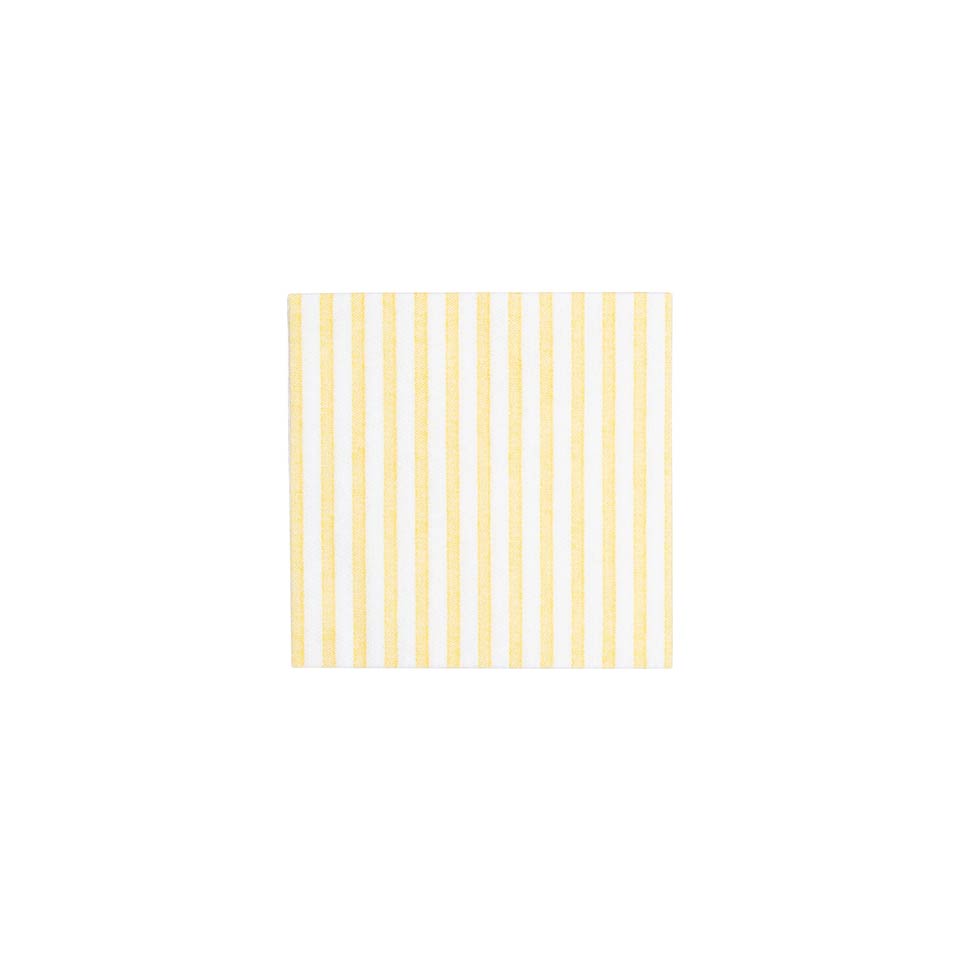 Papersoft Cocktail Napkins - Capri Light Yellow