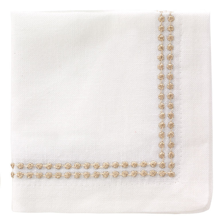 Pearls Cocktail Napkins - Set of 4