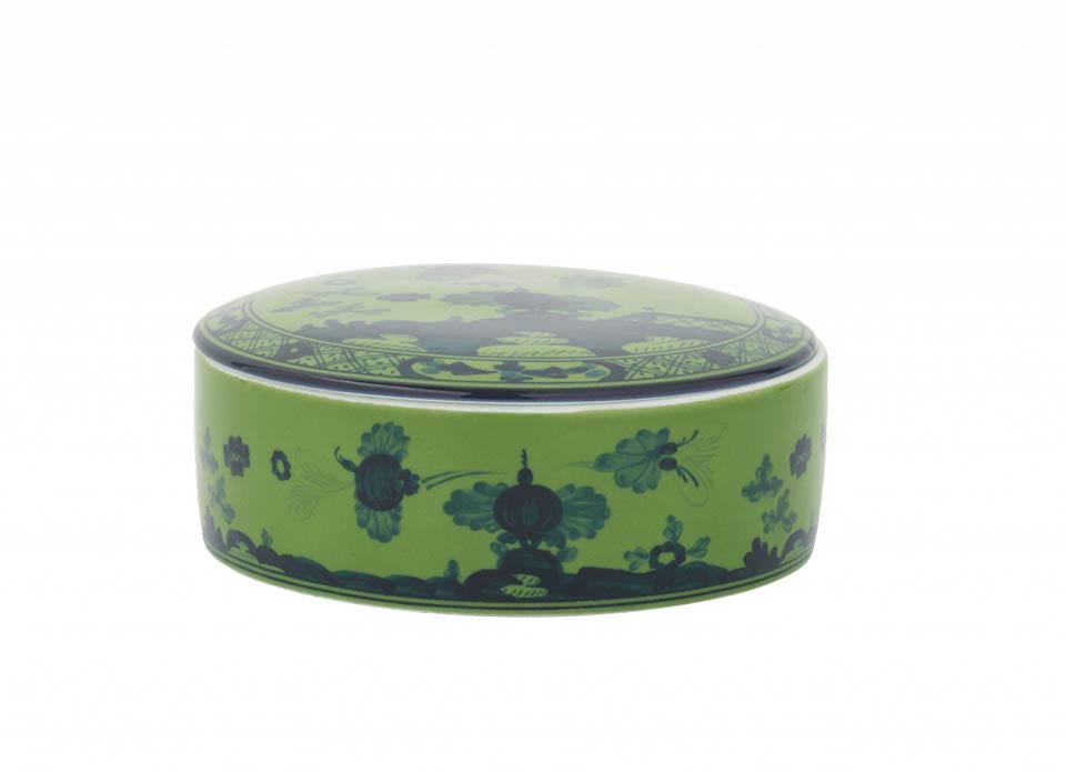 Oriente Italiano Round Covered Box