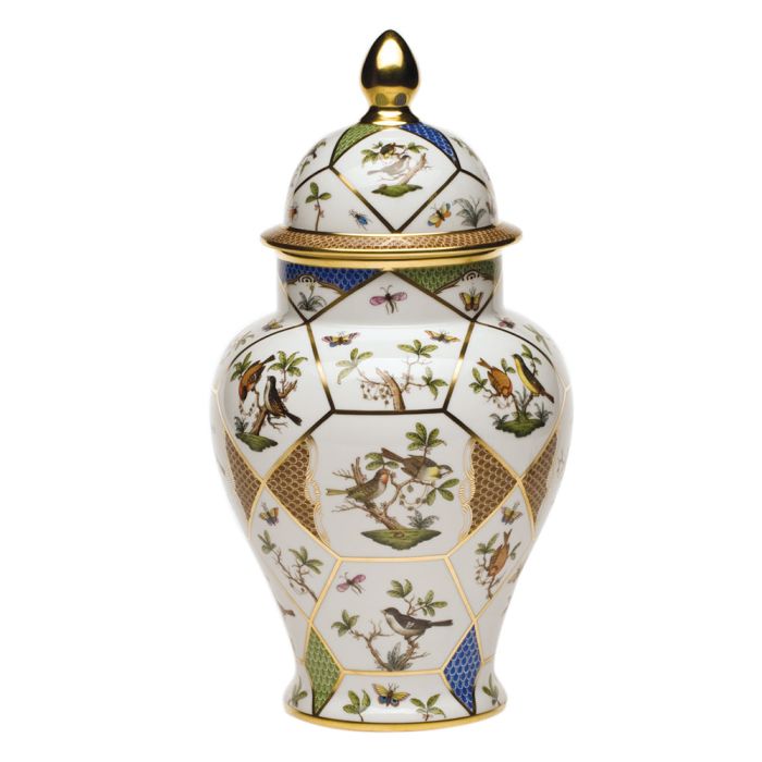 Reserve Collection Rothschild Bird Covered Urn