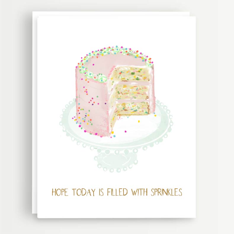 Hope Today is Filled with Sprinkles Greeting Card - Set of 6