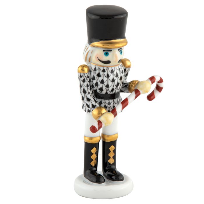 Small Nutcracker with Candy Cane