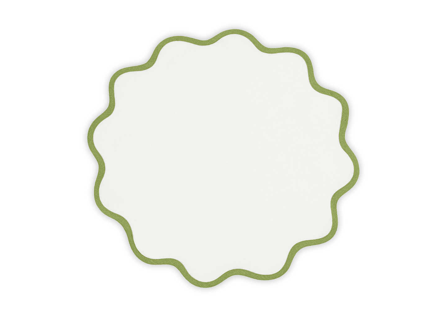 Scallop Circle Placemat - Set of 4