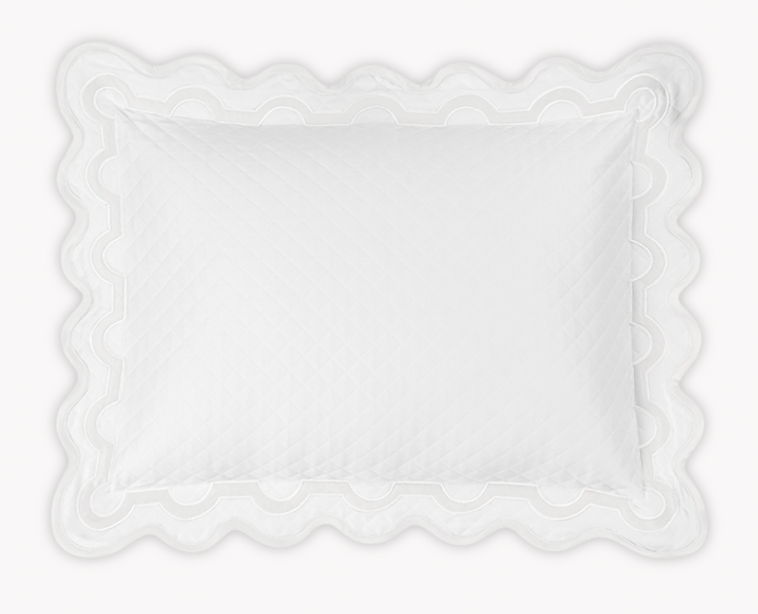 XO Monogrammed Mirasol Matelasse Sham