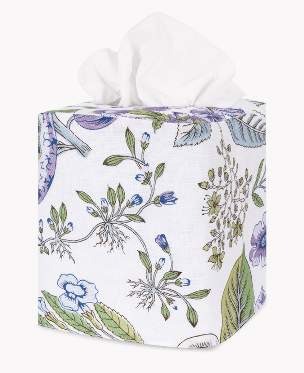 Pomegranate Linen Tissue Box Cover