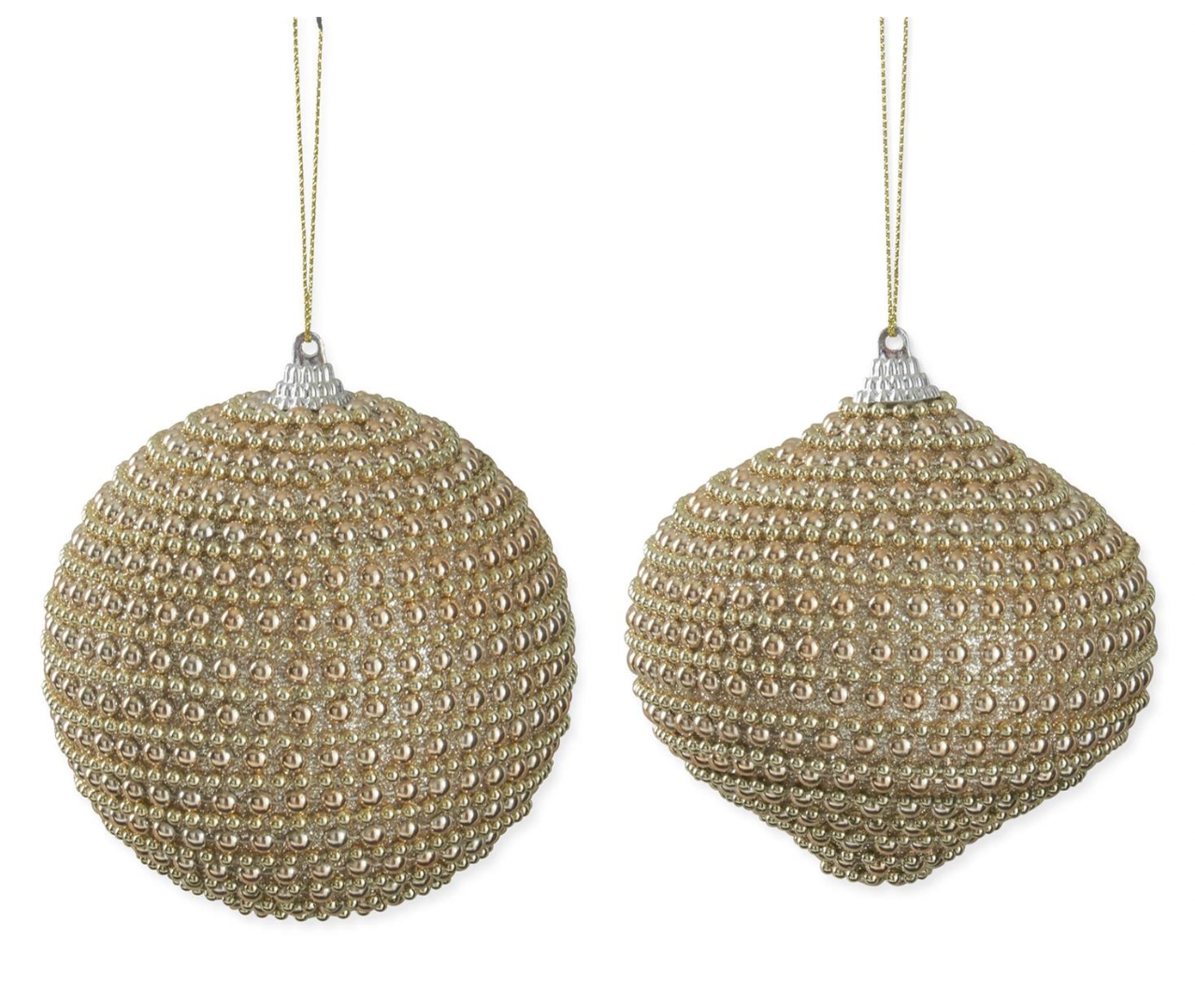 Gold Pearl Ornament