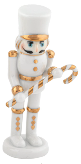 Small Nutcracker with Candy Cane