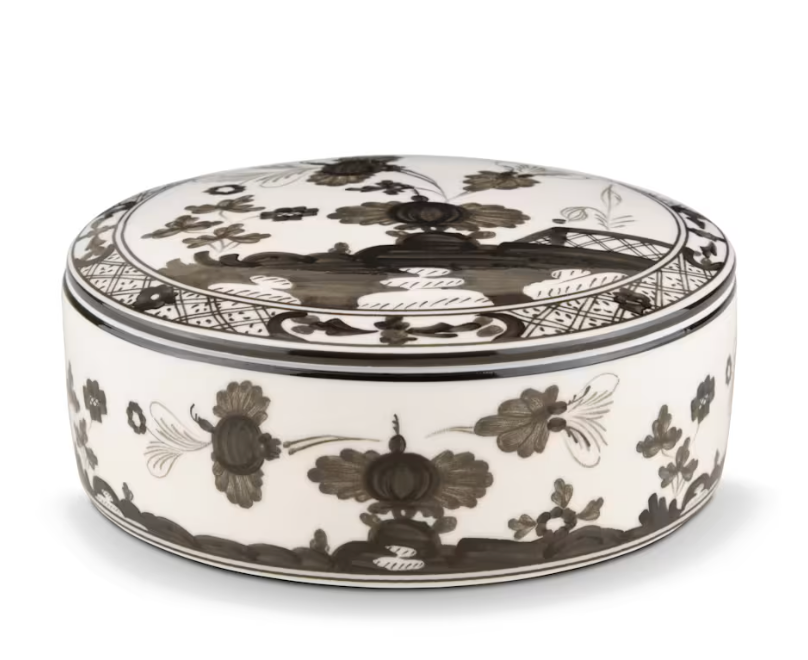 Oriente Italiano Round Covered Box