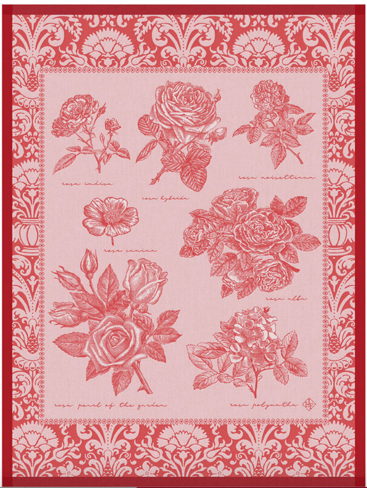 Jardin des Roses Tea Towel '24