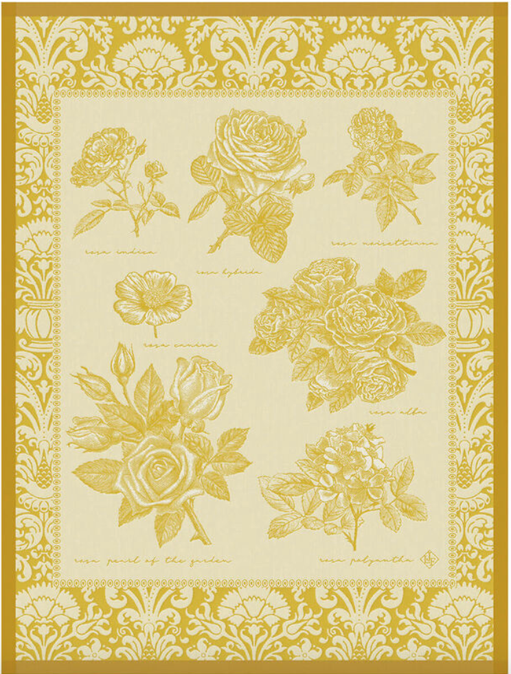 Jardin des Roses Tea Towel '24