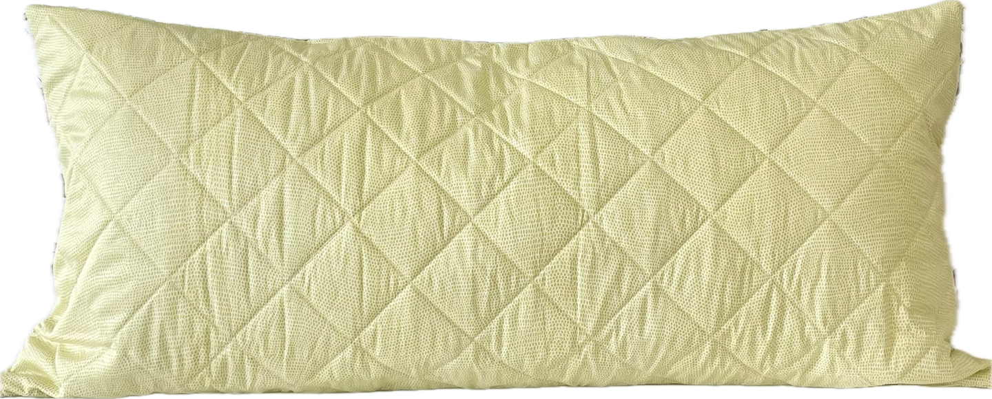 Jasper Quilted Lumbar Pillow Cover