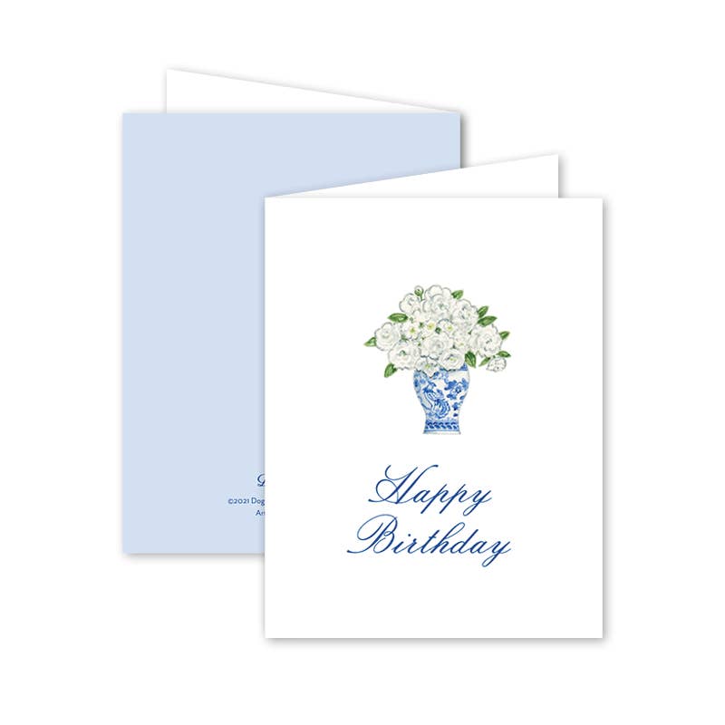 Chinoiserie Gallery Birthday Notecard Boxed Set of 8