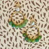 Calypso Apple Green Earrings