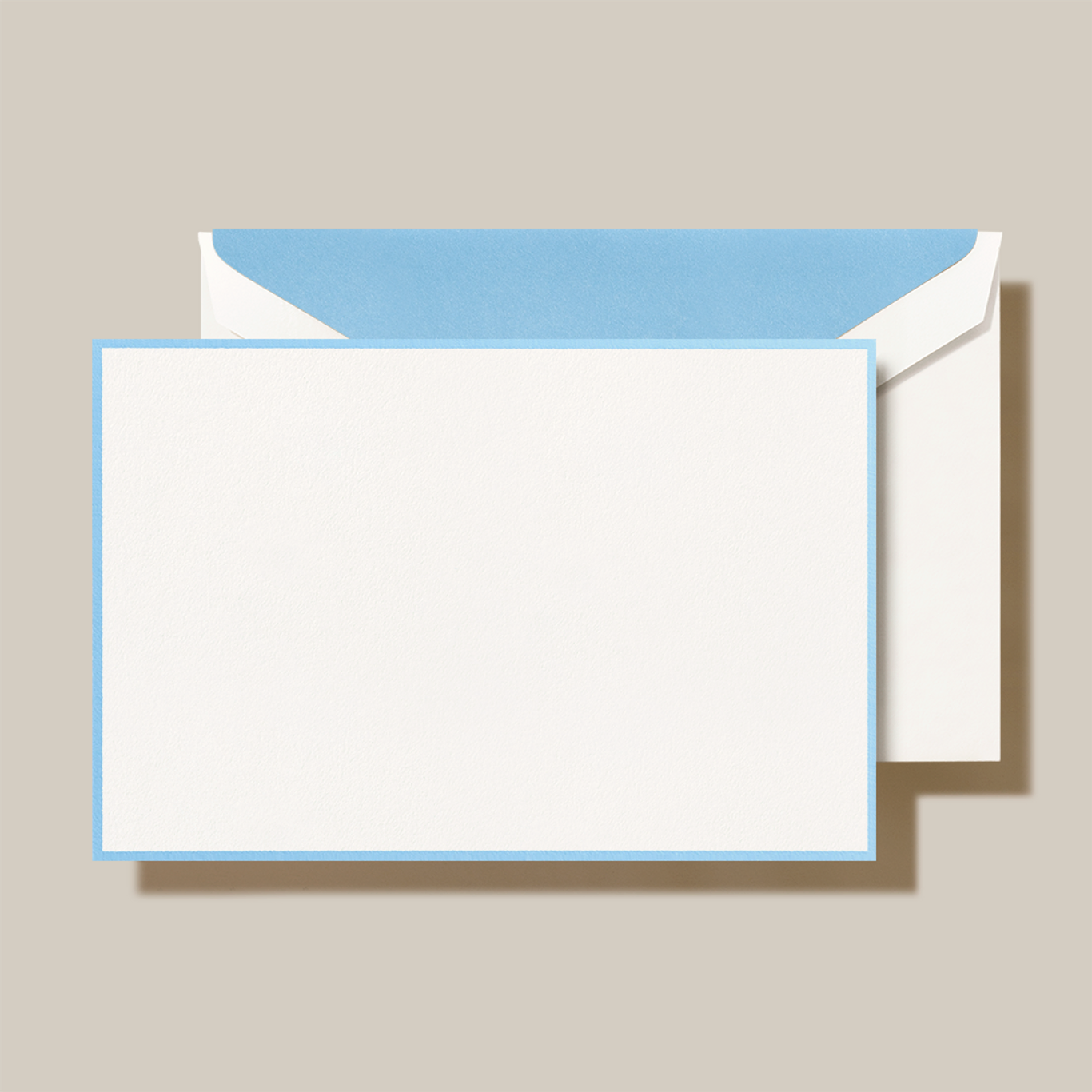 Newport Blue Border Cards