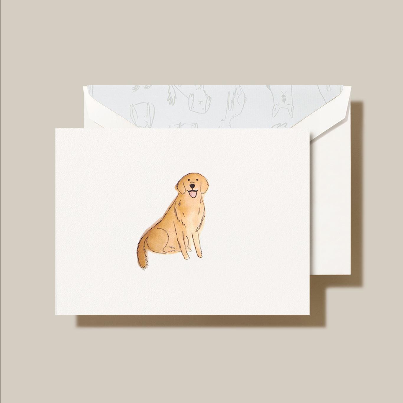 Golden Retriever Folded Notes