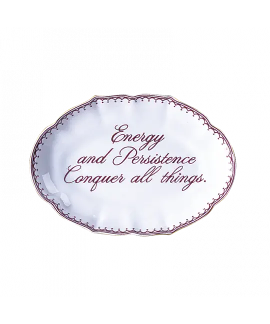 Energy and Persistence Conquer All Things Ring Tray