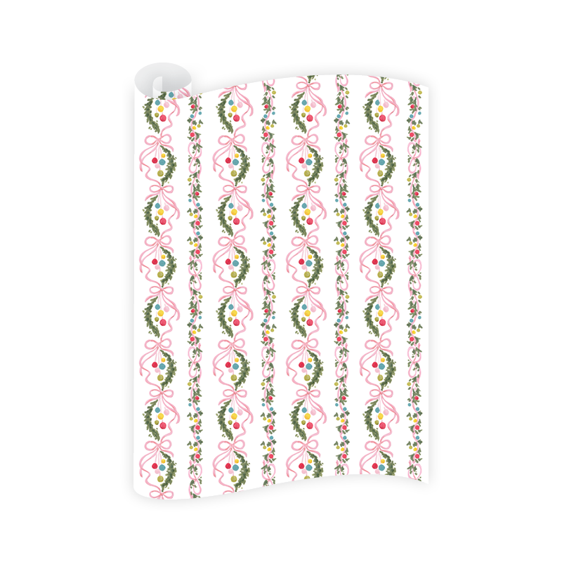 Baubles and Bows Wrapping Paper Roll