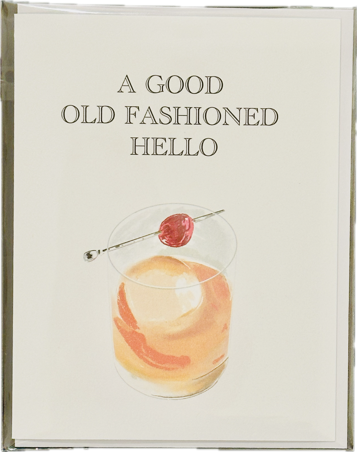 Good Old Fashioned Hello Greeting Card