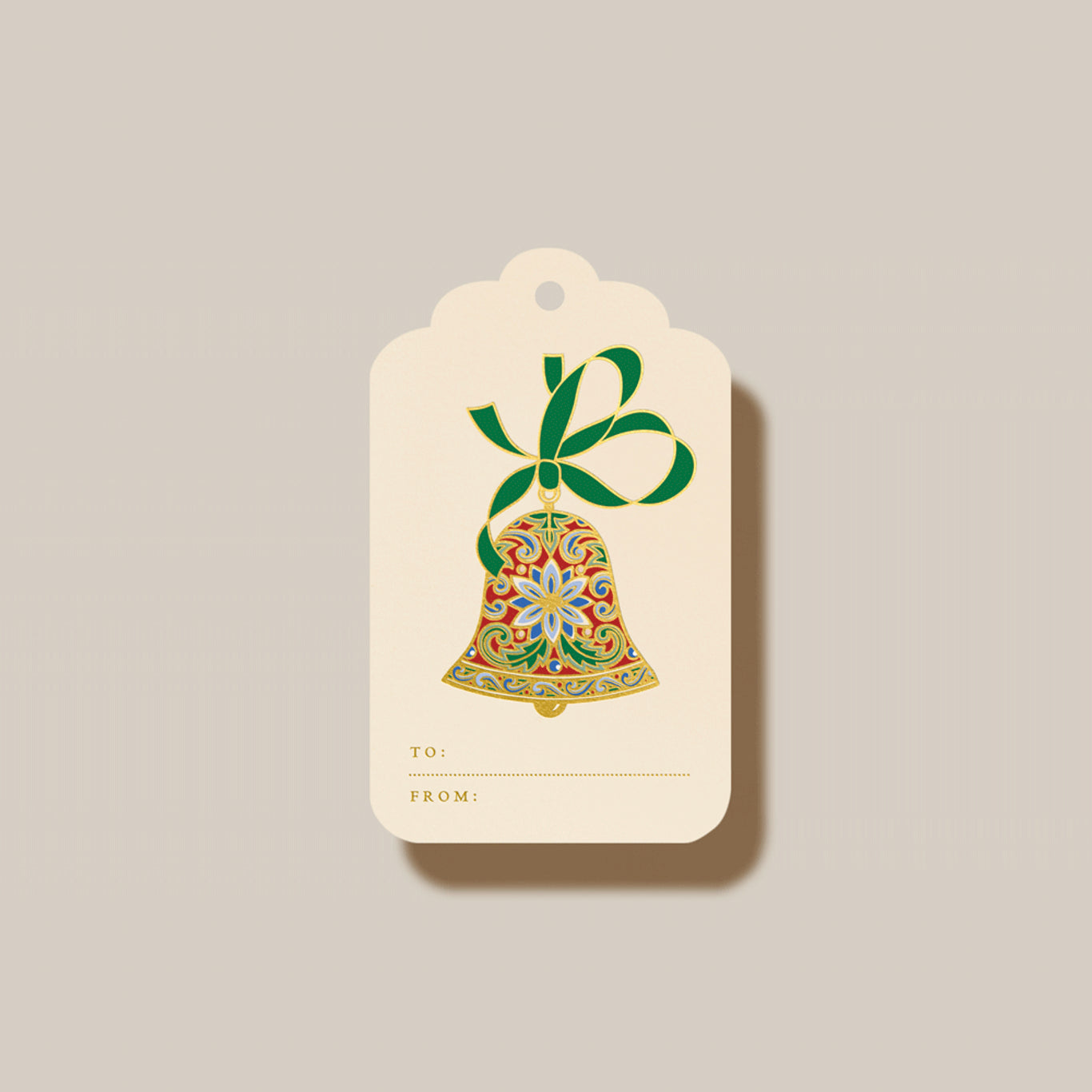 Elegant Bell Gift Hang Tags