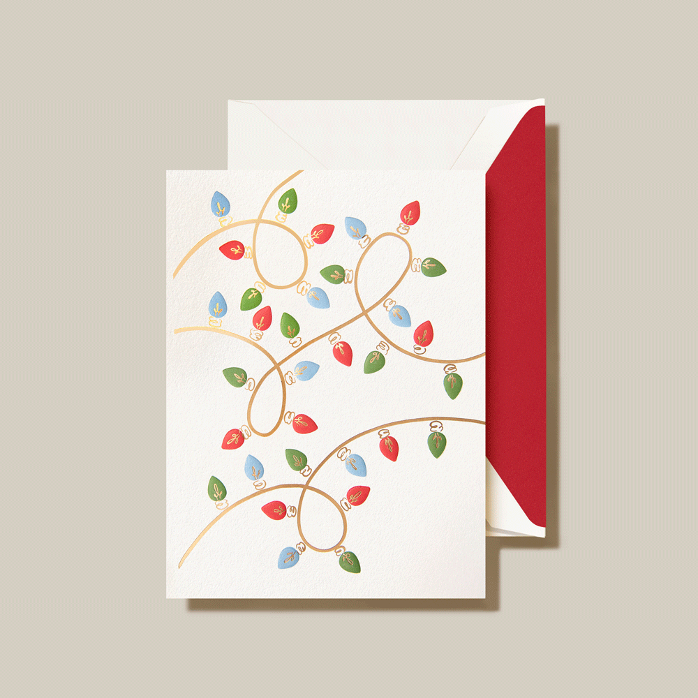 String of Lights Boxed Christmas Greeting Cards