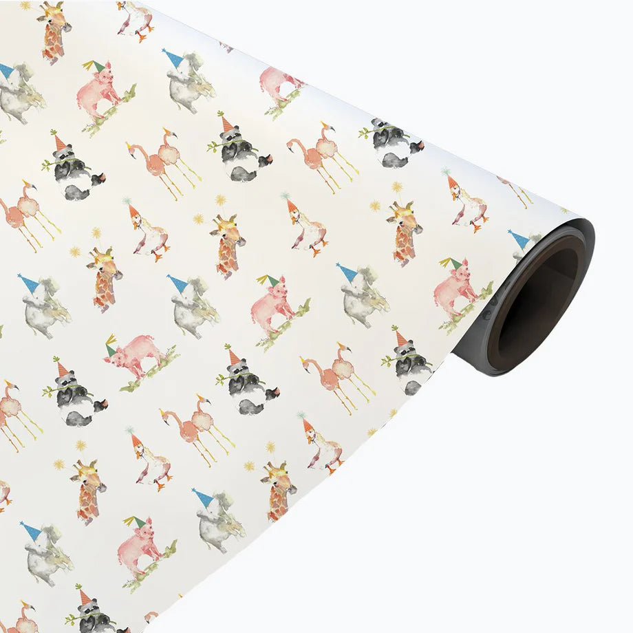 Party Animal Reversible Wrapping Paper